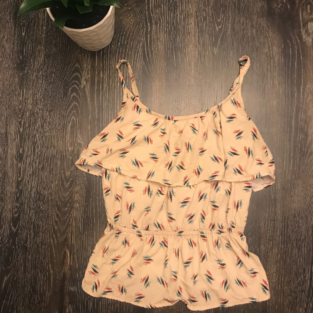 BOHO TAN TANK TOP